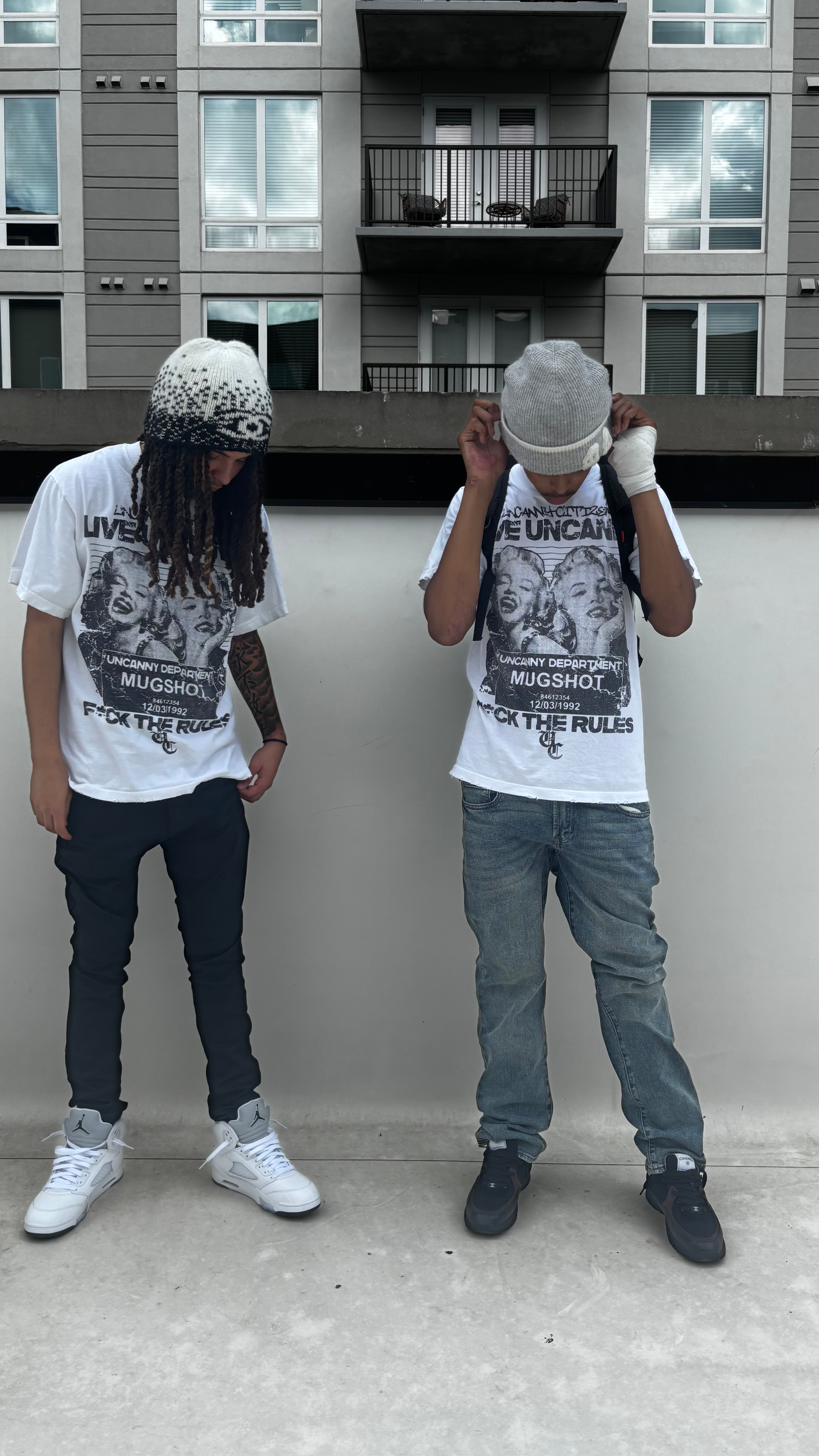 Live Uncanny F*ck The Rules White Tee
