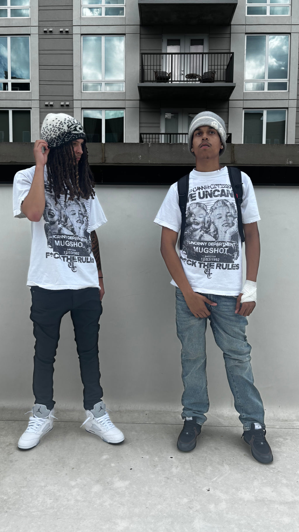 Live Uncanny F*ck The Rules White Tee